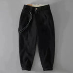 Men's Mid waist Loose Casual Chinos Pant trouser