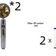 Propeller Driven Shower Head With Stop Button And Cotton Filter Turbocharged High Pressure Handheld Shower Nozzle - EX-STOCK CANADA