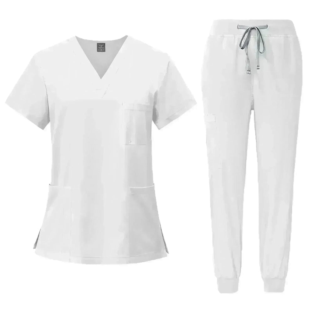 Quick-drying T-shirt Surgical Clothes Oral Nurse Doctor Work Clothes Pet Hospital Work EX-STOCK