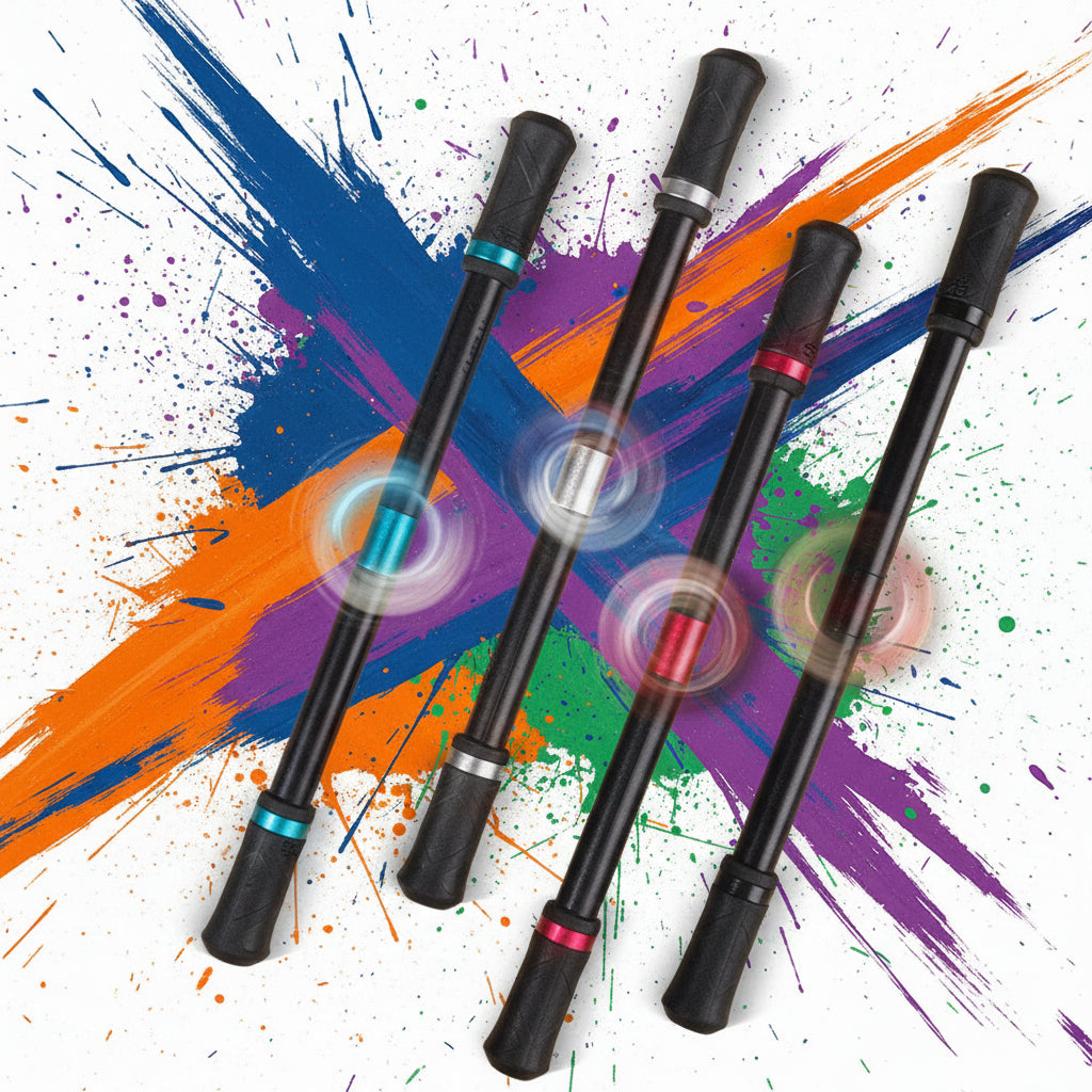 Pen Spinning Trick Pen – Finger Flexibility Training Toy for Students & Beginners