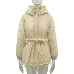 Thermal Jacket Plus Size Tie Down Cotton Winter Hoodie Coat - EX-STOCK CANADA