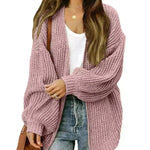 Fall fashioned jacket Knitted Cardigan sweater for women - EX-STOCK CANADA