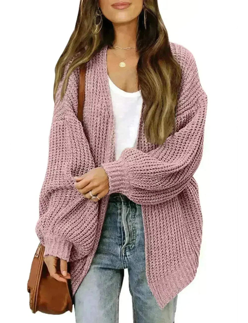 Fall fashioned jacket Knitted Cardigan sweater for women - EX-STOCK CANADA