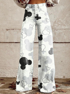 Women's Flared Thin Casual Pants 