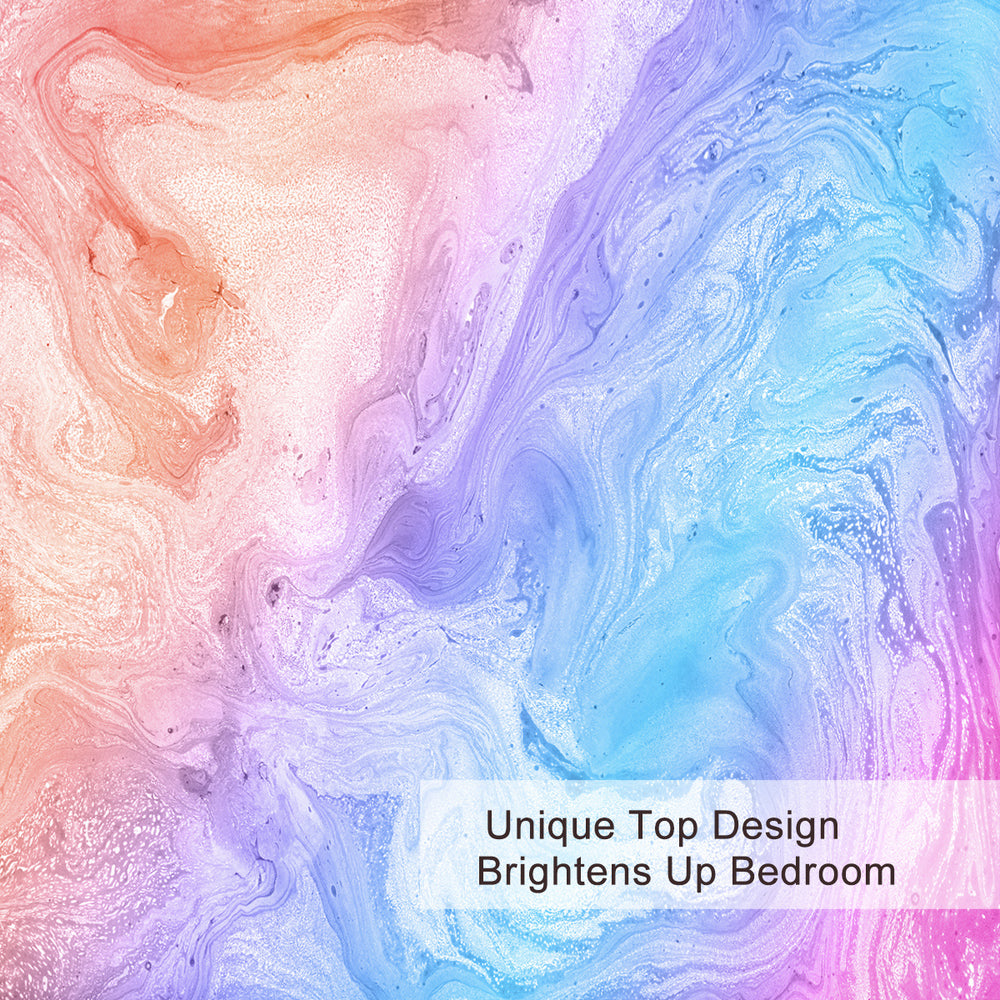 Girly Duvet Cover Rainbow Glitter Ombre Bedding Sets 3 Pcs Chic Purple Blue Green Pastel Bed Spreads Sparkle Quilt Cover Set With 2 Pillow Shams EX-STOCK Canada 