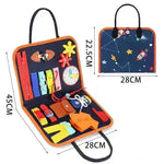 New Busy Book Children's Busy Board Dressing And Buttoning Learning Baby Early Education Preschool Sensory Learning Toy