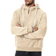 New Men's Heavy Fleece-lined Half-zip Sporty Casual Hooded Sweatshirt EX-STOCK Canada 