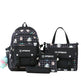 Backpack Primary School Girls Schoolbag Women's Four-piece Set EX-STOCK