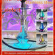 Arabic Hookah Full Set Bar Kettle Stainless Steel Large Single And Double Tube - EX-STOCK CANADA