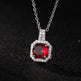 Perfume Bottle Pendant Necklace Women's Full Diamond - EX-STOCK Canada