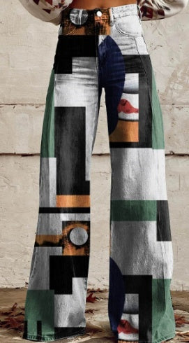 Women's Casual Pants Thin Imitation Jeans EX-STOCK Canada 