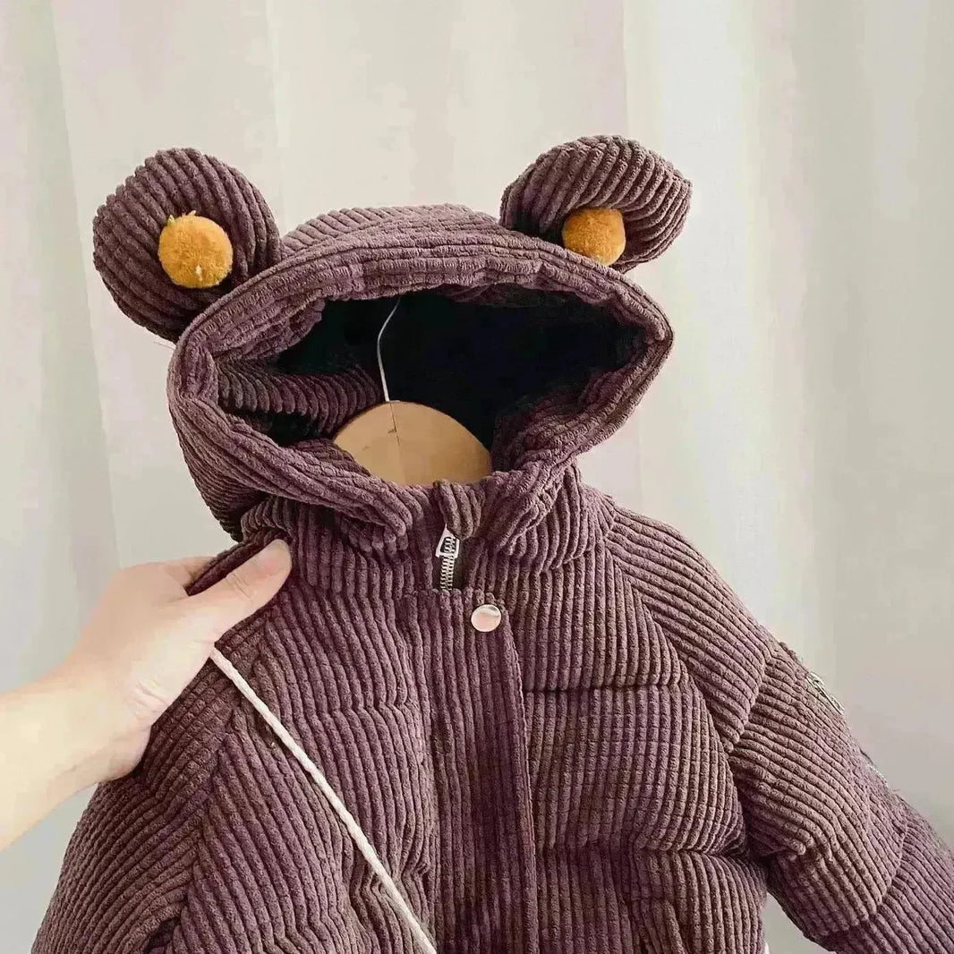 Baby Boy Girl Cute Cartoon Cotton Hoodie Winter Jacket Kid - EX-STOCK CANADA