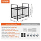 Rolling Sports Ball Storage Cart, Lockable Basketball Cage With Double Lids, Sport Equipment Holder Organizer For Indoor Outdoor, Steel Storage Rack For Garages, Playgroup, Gym And Schools - EX-STOCK Canada