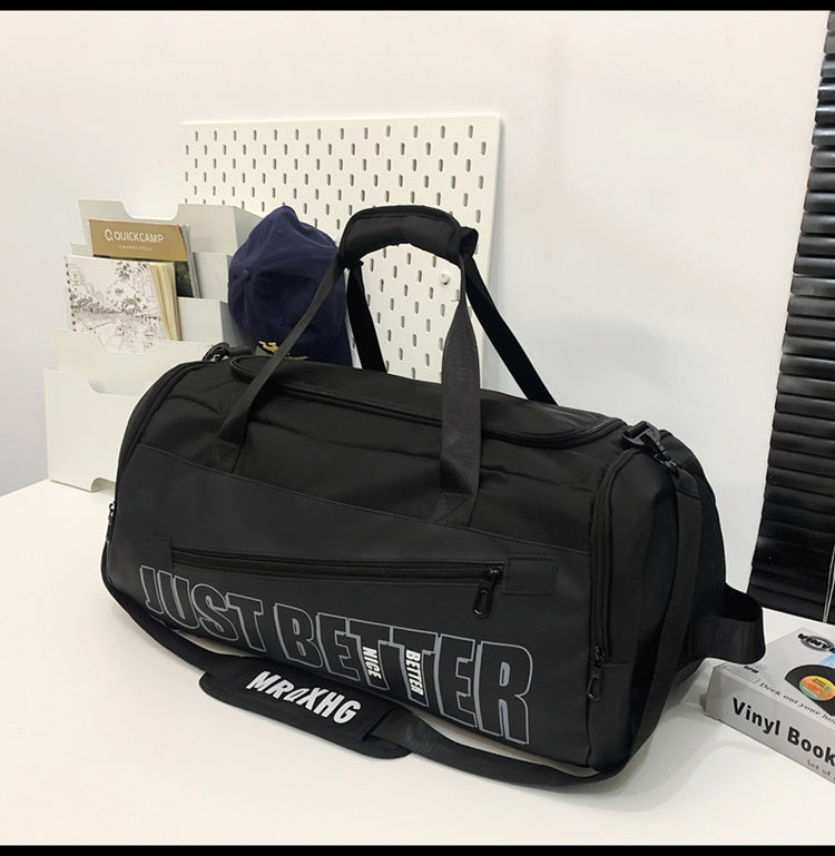 Fitness Bag For Men, Large Capacity Lightweight Luggage Bag For Women, Short Distance Dry Wet Separation Sports Travel Bag, Handbag, Backpack EX-STOCK Canada