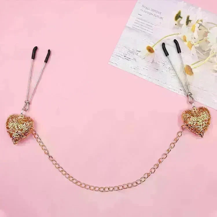 Love Chain Sex Toys Bell For Women Nipple Clamp Anal Plug - EX-STOCK CANADA