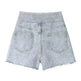 High Waisted Wide Leg Denim Shorts For Women - EX-STOCK CANADA