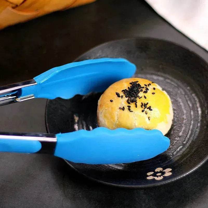 قطعة واحدة مشبك للشواء بمقبض من الستانلس ستيل شوكة للشواء أداة لتثبيت الطعام في الهواء الطلق للمطبخ - EX-STOCK Canada