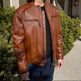 BOL Men's Racer Leather Jacket 