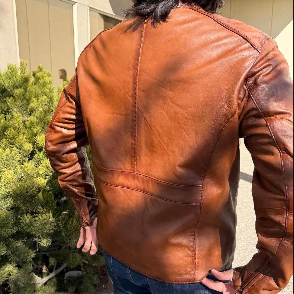 BOL Men's Racer Leather Jacket 