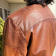 BOL Men's Snap Collar Leather Racer Jacket 