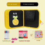 10-sided Children's Early Education Picture Book Double-sided Graffiti Drawing Board Portable Children Drawing Coloring Book - EX-STOCK CANADA