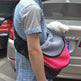 Pet Sling Carrier Bag – Breathable Mesh Shoulder Bag for Small Dogs & Cats | S & M | 5 Colours pink