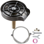 Glass Rinser, 10 Powerful Spraying Jets 360  Rotating Cup Rinser For Sink, 304 Stainless Steel Faucet Cup Washer With ABS Cup Holder For Baby Bottle, Glass Cup, Wine Glass EX-STOCK