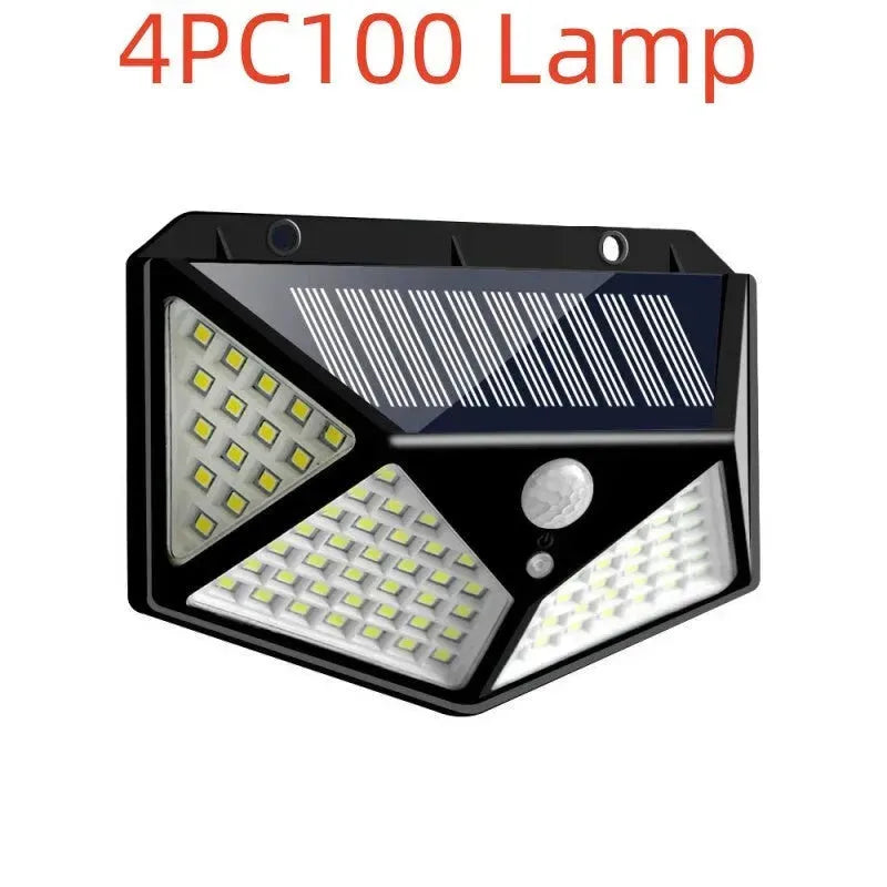 100LED solar wall LED light Outdoor, Corridor, Garden, Courtyard Lightning - EX-STOCK CANADA