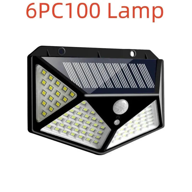 100LED solar wall LED light Outdoor, Corridor, Garden, Courtyard Lightning - EX-STOCK CANADA