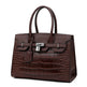 Trendy crocodile pattern Cooperate Work Handbag for Ladies - EX-STOCK CANADA