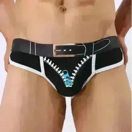 Men's Underwear Cotton Print U Convex  Antibacterial Brief Trunk Panties - EX-STOCK CANADA