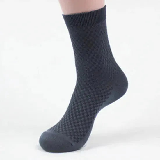 Socks men's new bamboo fiber men's business socks - EX-STOCK CANADA