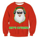Autumn Winter Fashion Ugly Christmas Sweater Santa Elf Funny Pullover Womens Mens Print Sweaters Tops Clothing - EX-STOCK CANADA