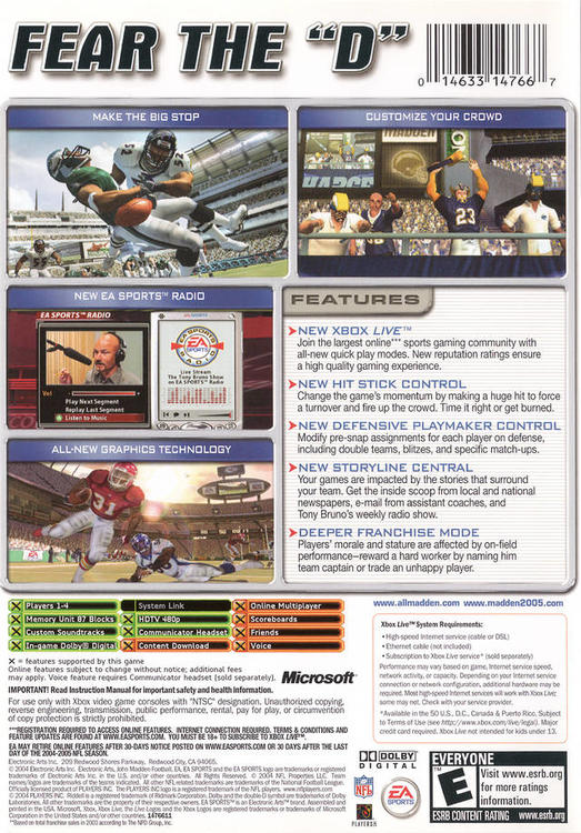 Madden NFL 2005 