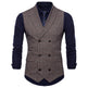 Men's Slim Fit Business Waistcoat – Double Breasted Suit Vest