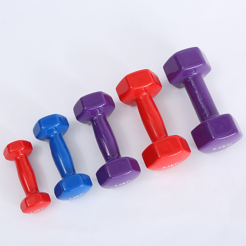 Color fitness dumbbells 