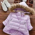 New born Baby Hooded Winter Jacket toddler winter coat Baby parka coat 5t winter Faux fur  jacket
