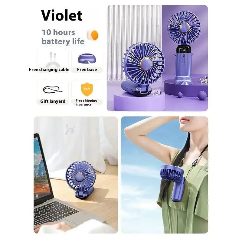 Handheld Usb Mini Portable Folding Aromatherapy Fan - EX-STOCK CANADA