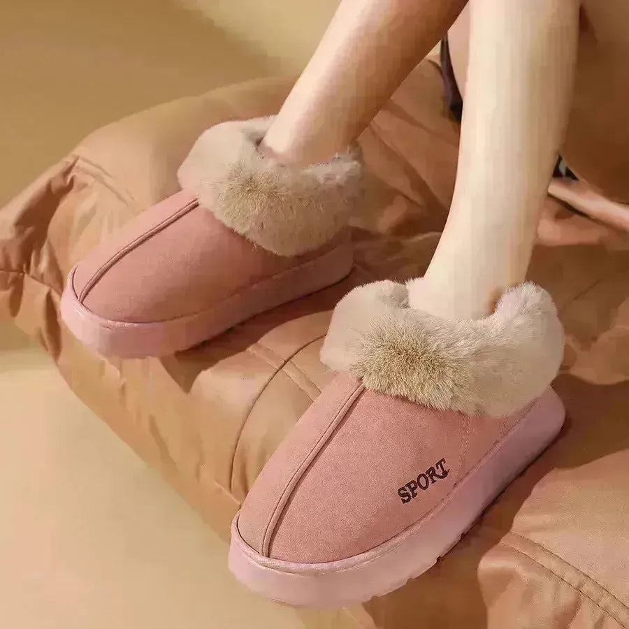 Scheme da neve da esterno in peluche di peluche per donne con scarpe da neve per esterni