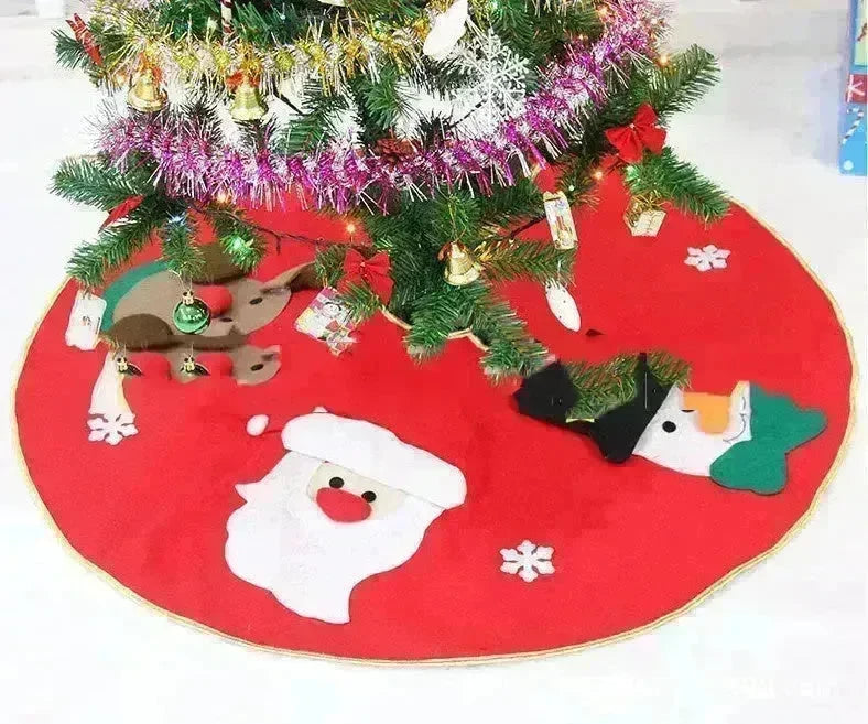 Christmas Tree Skirt High Grade Hotel Christmas Decoration Tree Skirt Layout - EX-STOCK CANADA
