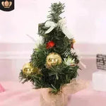 Christmas Ornaments Tree 20cm Mini Christmas Decoration Tree Christmas Day Mall Decoration Desktop Ornaments Small Tree - EX-STOCK CANADA