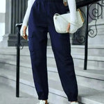 New Cargo Pants Fashion Casual Multi-pocket Elastic Waist Pencil Pants For Women - EX-STOCK CANADA