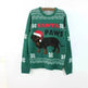Green christmas Santa Paws Couple Pullover sweater - EX-STOCK CANADA