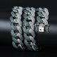 Emerald color men's large Cuban chain EX-STOCK Canada 