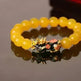 3D Gold Plated PiXiu Crystal Beaded Bracelet - EX-STOCK CANADA