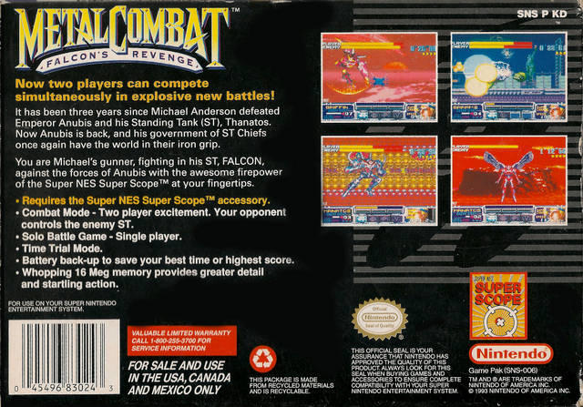 Metal Combat: Falcon's Revenge 