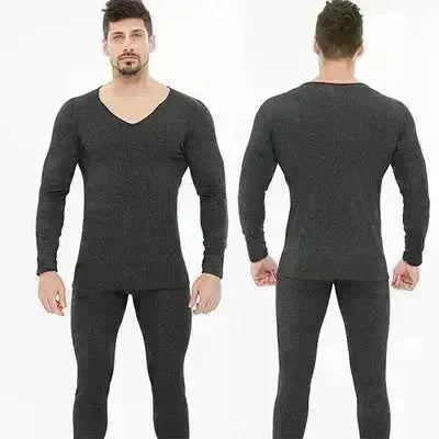 Winter Men's Sleepwear Loungewear Cashmere Long John set - EX-STOCK CANADA
