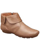 Women's PU Leather Ankle Boots with Side Zipper & Velcro Strap — Casual Short Boots