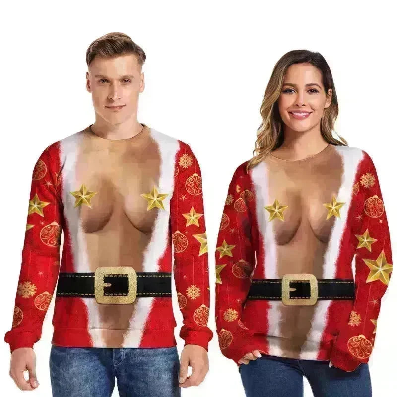 Funny Christmas sweatshirt  for couple - EX-STOCK CANADA