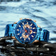 Tactical Motorcycle Waterproof Luminous Watch Timing Multi-Pointer EX-STOCK Canada 